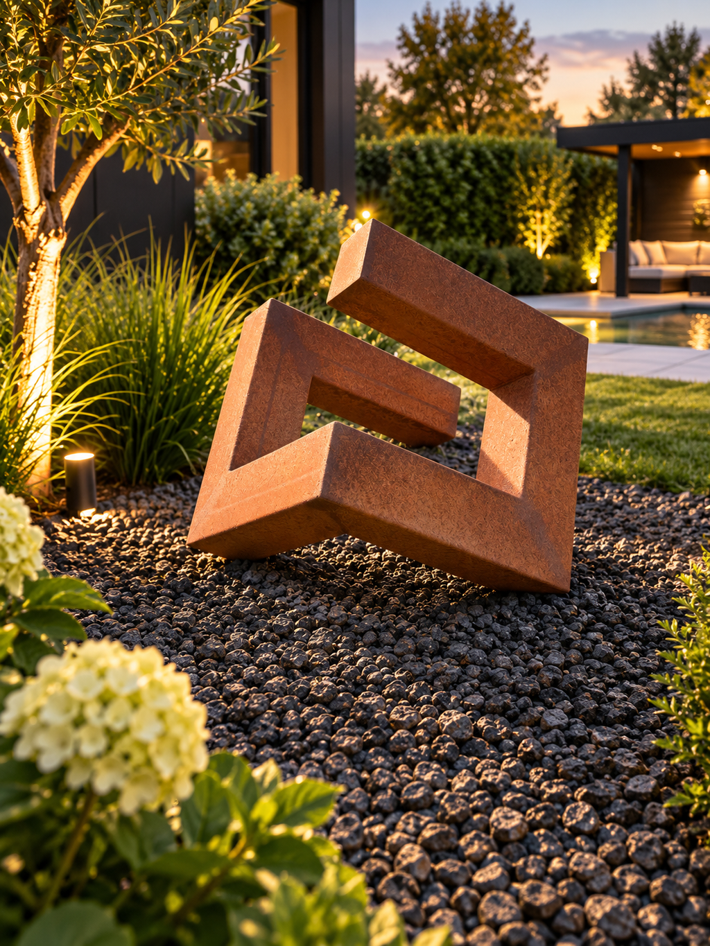 Ground Force – Geometric Steel Sculpture