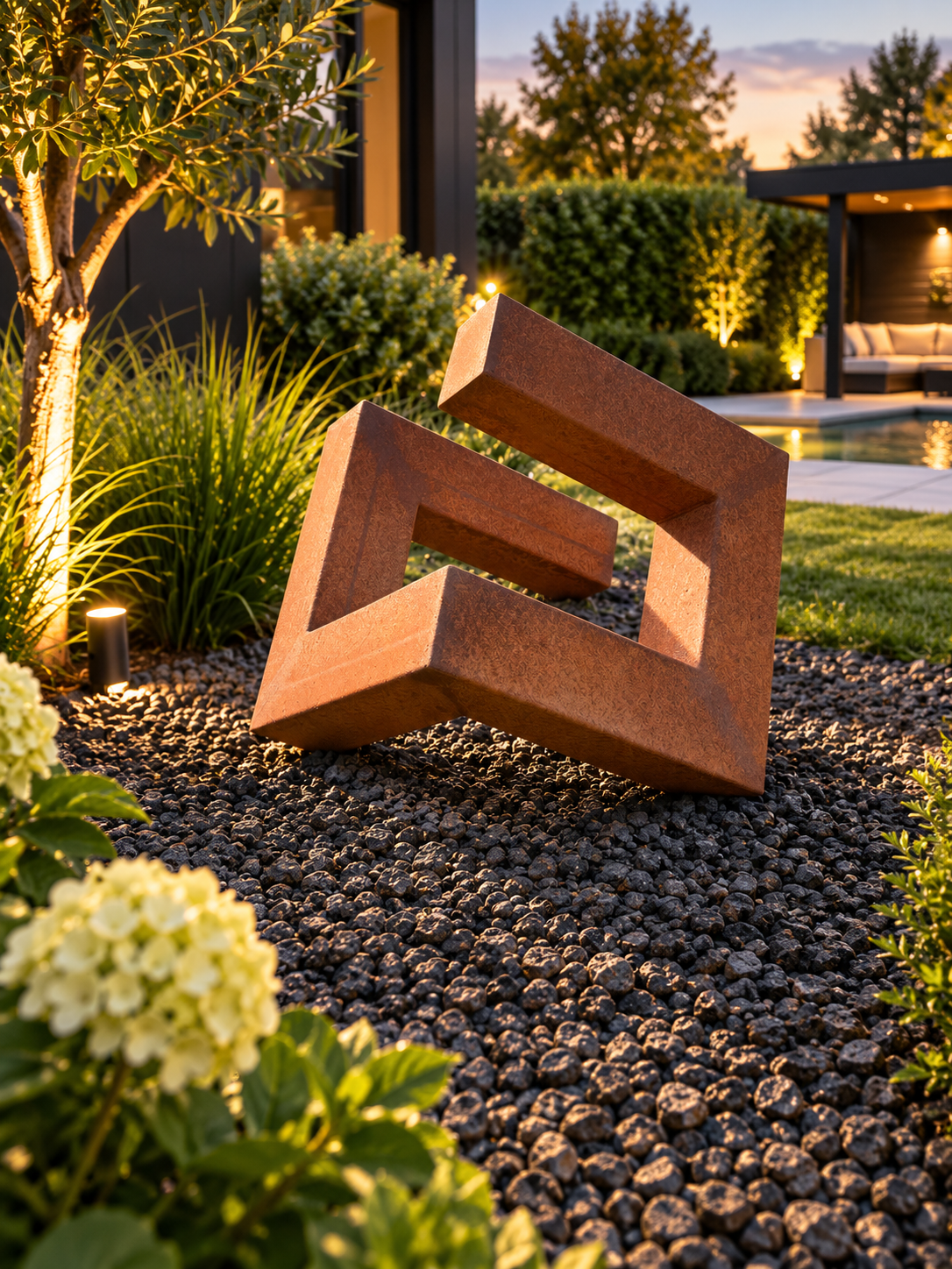 Ground Force – Geometric Steel Sculpture