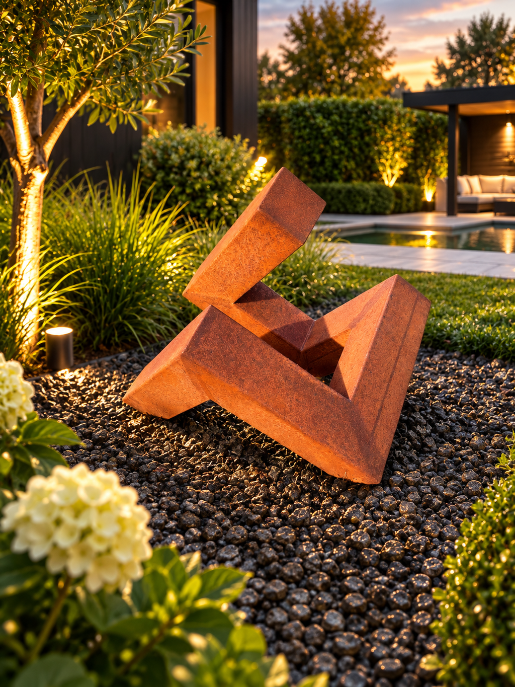 Ground Force – Geometric Steel Sculpture