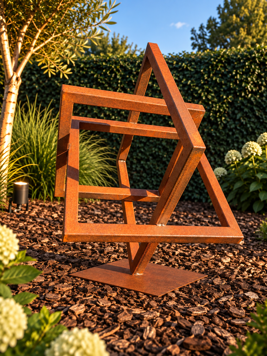 Orbit – Geometric Steel Sculpture